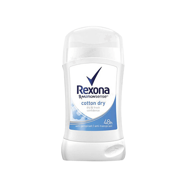 استیک ضد تعریق زنانه رکسونا مدل کاتن درای ۴۰ گرم - Rexona Cotton Dry Stick Deodorant For Women 40 g