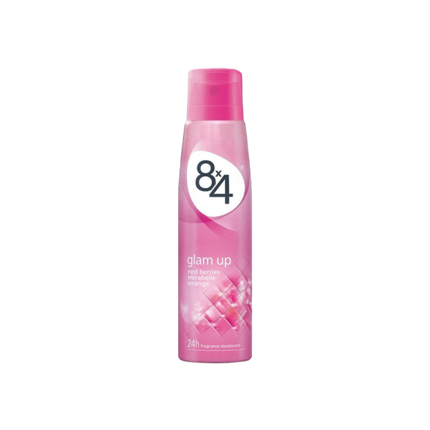 اسپری خوشبو کننده زنانه هشت در چهار مدل گلام آپ ۱۵۰ میلی لیتر - 8×4 Glam Up Spray 150 ml