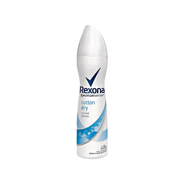 اسپری ضد تعریق زنانه رکسونا مدل کاتن درای ۱۵۰ میلی‎ لیتر - Rexona Cotton Dry Spray For Women 150 ml