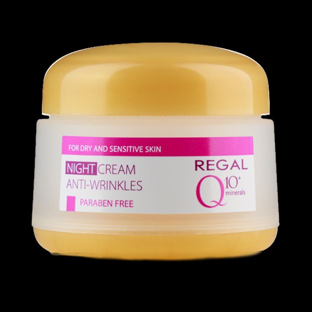 کرم ضد چروک شب کیوتن رگال مناسب پوست های خشک و حساس ۵۰ میلی لیتر - Regal Cream Anti Wrinkles For Dry & Sensitive Skin 50 ml