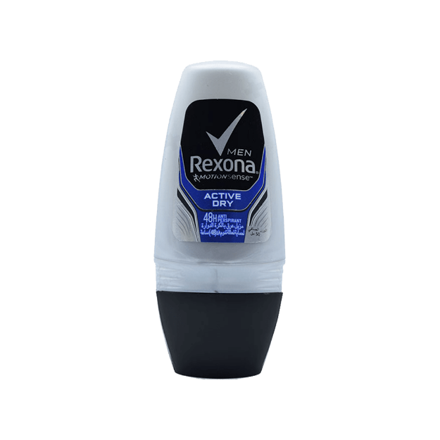 رول ضد تعریق مردانه رکسونا مدل اکتیو درای ۵۰ میلی لیتر - Rexona Active Dry Roll On Deodorant For Men 50 ml