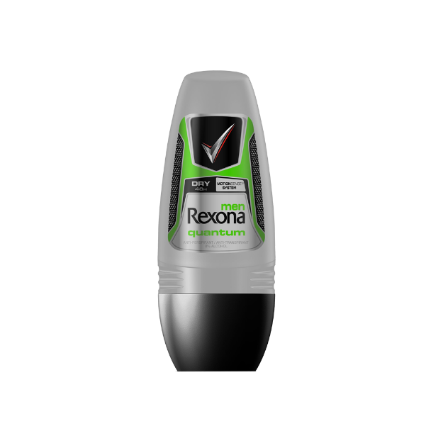 رول ضد تعریق مردانه رکسونا مدل کوانتوم درای ۵۰ میلی لیتر - Rexona Quantum Dry Roll On Deodorant For Men 50 ml