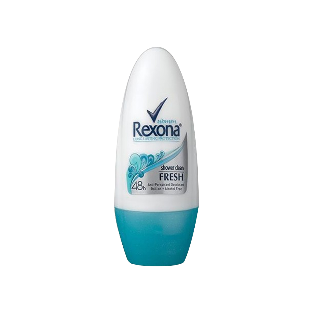 رول ضد تعریق زنانه رکسونا مدل شاور کلین فرش ۵۰ میلی لیتر - Rexona Shower Clean Fresh Roll On Deodorant For Women 50 ml