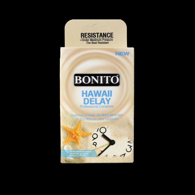 کاندوم ساده بونیتو مدل هاوایی ۱۲ عددی - BONITO Hawaii Professional Condoms 12 pcs