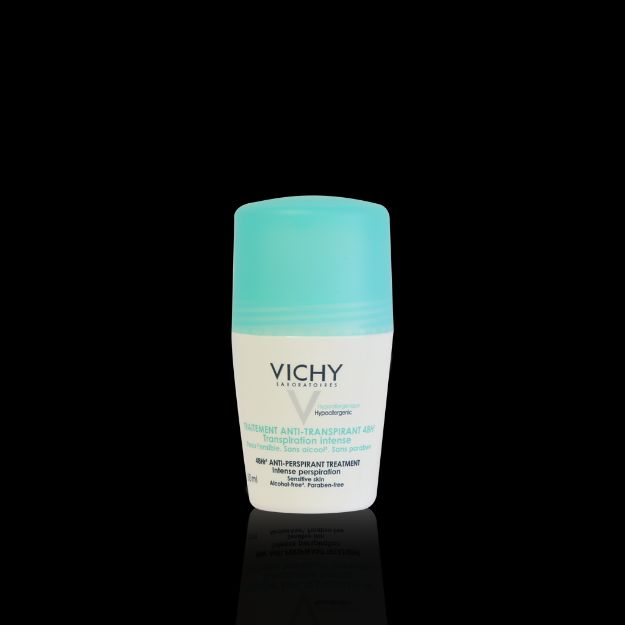 رول ضد تعریق ۴۸ ساعته قوی ویشی مناسب پوست های حساس ۵۰ میلی لیتر - Vichy 48Hr Antiperspirant Roll-On For Sensitive Skins 50 ml