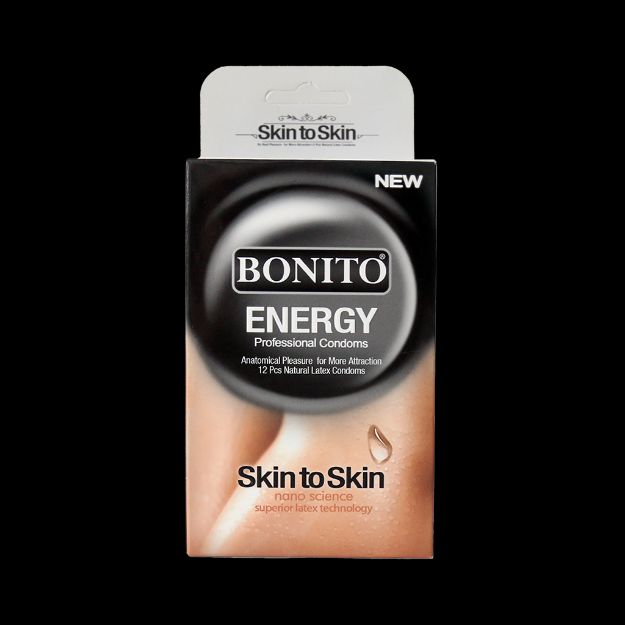 کاندوم ساده بونیتو مدل انرژی ۱۲ عددی - BONITO Energy Professional Condoms 12pcs