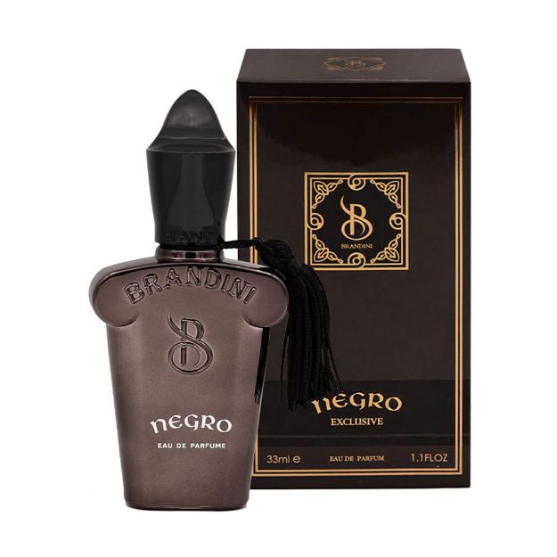 عطر جیبی زنانه و مردانه برندینی مدل Negro حجم 33 میلی لیتر - Brandini Negro Perfume For Women And Men 33 ml