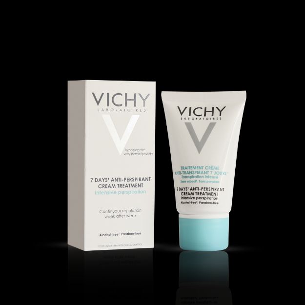 کرم ضد تعریق ۷ روزه ویشی مناسب انواع پوست ۳۰ میلی لیتر - Vichy 7 Days Antiperspirant Cream For All Skins 30 ml