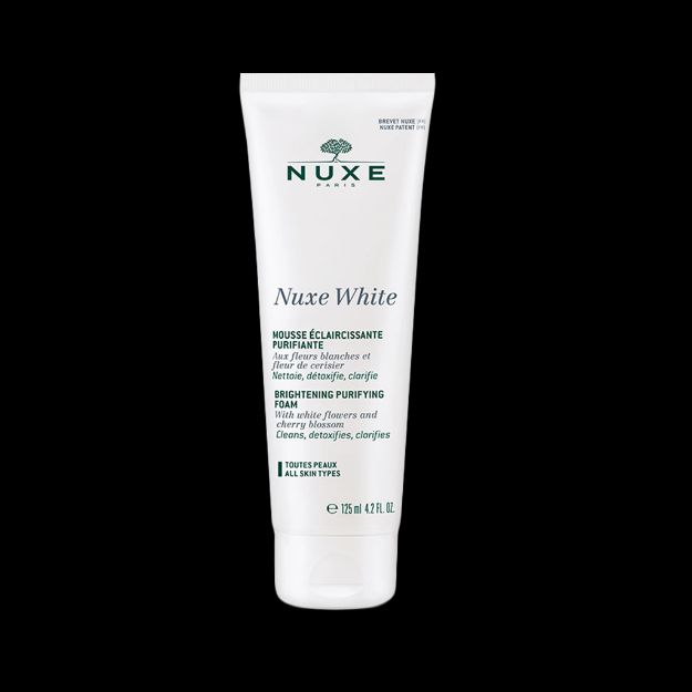 فوم پاک کننده نوکس وایت مناسب انواع پوست ۱۲۵ میلی لیتر - Nuxe White Brightening Foam All Skin Types 125 ml