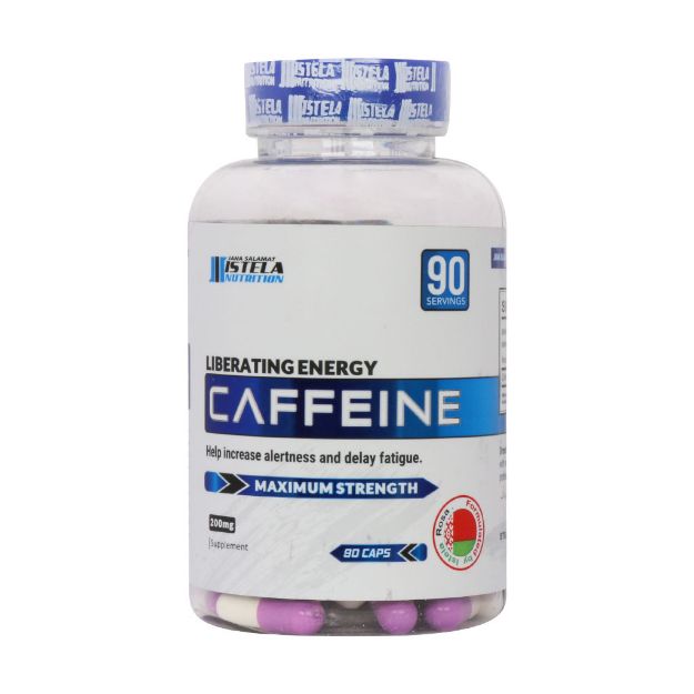 کپسول کافئین 200 میلی گرم استلا نوتریشن 90 عدد - Istela Nutrition Caffeine 200 Mg 90 Caps