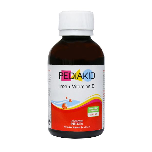 شربت پدیاکید آهن و ویتامین ‌های B اینلدآ 125 میلی لیتر - Ineldea Pediakid Iron And Vitamins B Syrup 125 ml