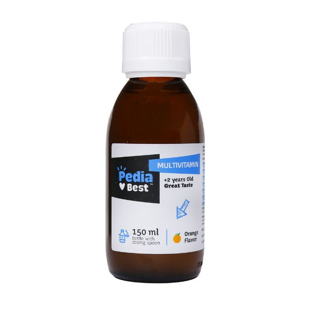 شربت مولتی ویتامین پدیابست 150 میلی لیتر - Pedia Best Multivitamin Syrup 150 ml