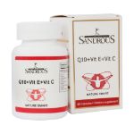 کپسول کیوتن ویتامین E و ویتامین C سندروس 60 عدد - Sandrous Q10 Vit E And Vit C 60 Caps