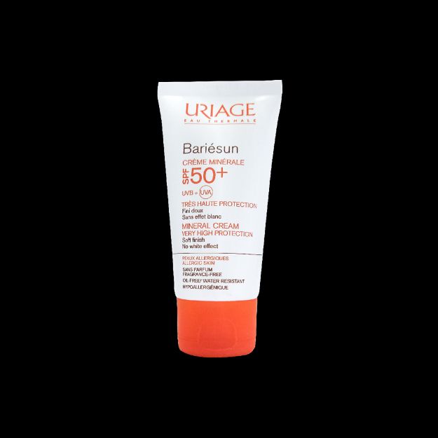 کرم ضد آفتاب بری سان مینرال اوریاژ SPF50 مناسب پوست های حساس ۵۰ میلی لیتر - Uriage Bariesun Mineral Sunscreen SPF50⁺ Cream For Sensitive Skins 50 ml