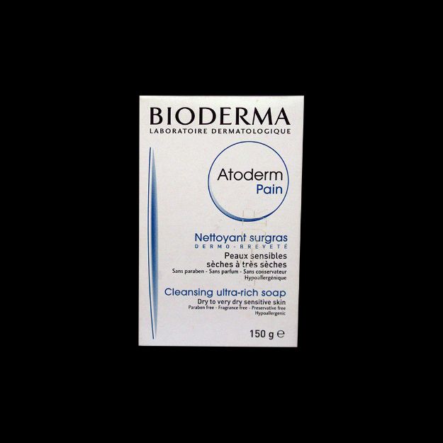 پن سورگرس اتودرم بایودرما مناسب پوست های خشک خیلی خشک و حساس ۱۵۰ گرم - Bioderma Atoderm Surgras Pain For Dry, Very Dry And Sensitive Skins 150 g