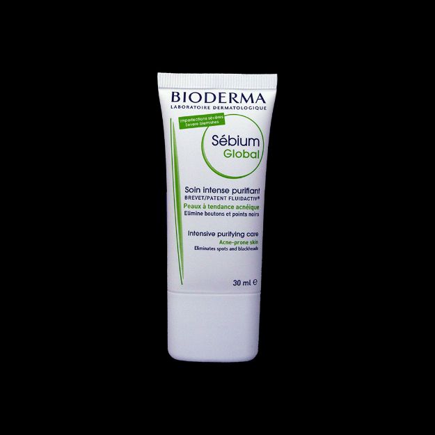 کرم سبیوم گلوبال بایودرما مناسب پوست های چرب و جوش دار ۳۰ میلی لیتر - Bioderma Sebium Global Cream For Oily And Acne Prone Skins 30 ml