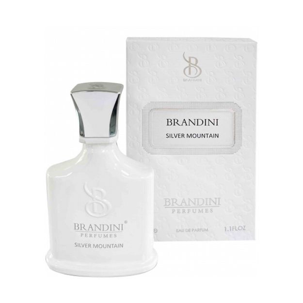 عطر جیبی زنانه و مردانه برندینی مدل Silver Mountain حجم 33 میلی لیتر - Brandini Eau De Parfum Silver Mountain for Man and woman 33ml