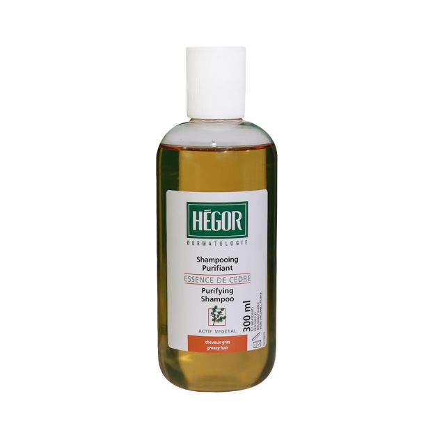 شامپو سدر هگور مناسب موهای چرب و معمولی ۳۰۰ میلی لیتر - HEGOR Cedar Essence Shampoo (Purifying) 300 ml