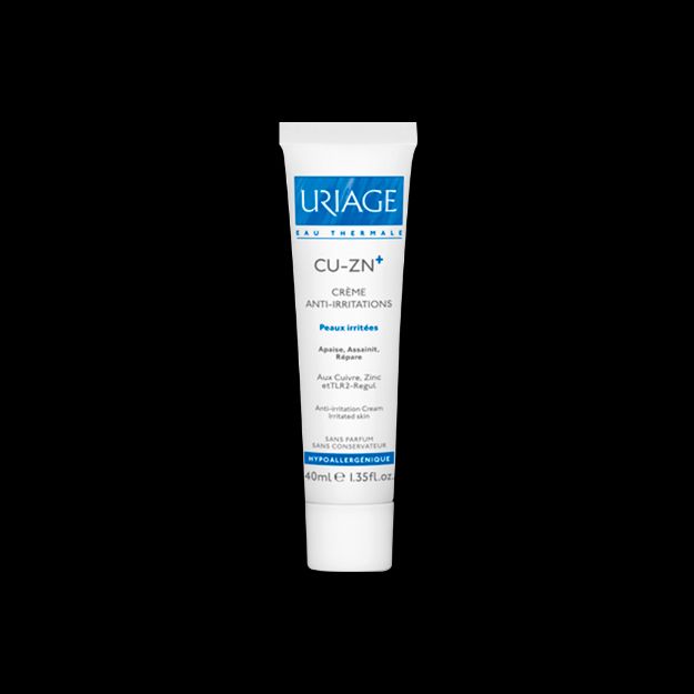 کرم کیوزینک پلاس اوریاژ مناسب پوست خشک و آسیب دیده ۴۰ میلی لیتر - Uriage Cu-Zn Crème 40ml