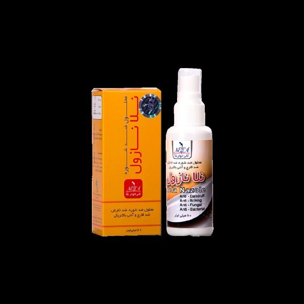 محلول ضد شوره نلا نازول ۶۰ میلی لیتر - Nela Nazol anti dandruff 60 ml