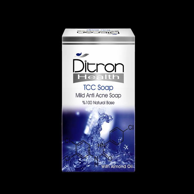 صابون تری کلوکربان دیترون مناسب پوست های چرب ۱۲۵ گرم - Ditron Triclocarban Soap (TCC) 125 g