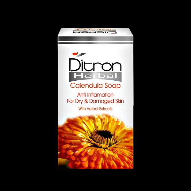 صابون کالاندولا دیترون مناسب پوست های خشک و آسیب دیده ۱۲۵ گرم - Ditron Calendula Soap 125 g