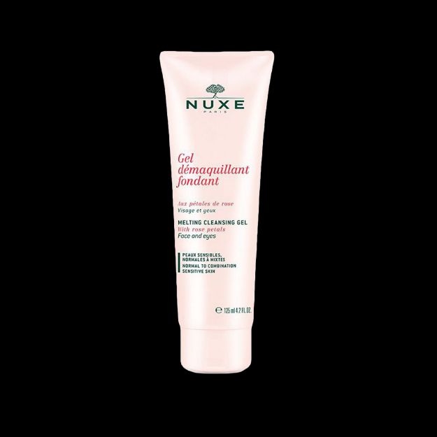 ژل پاک کننده نوکس مناسب پوست های معمولی تا مختلط و حساس ۱۲۵ میلی لیتر - Nuxe Demaquillant Fondant Gel Normal To Combination, Sensitive Skin125ml