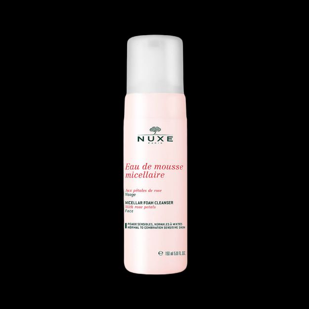 فوم پاک کننده صورت نوکس مناسب پوست های نرمال تا مختلط و حساس ۱۵۰ میلی لیتر - Nuxe Eau De Mousse Micellaire Foam For Normal To Combination, Sensitive Skin 150 ml