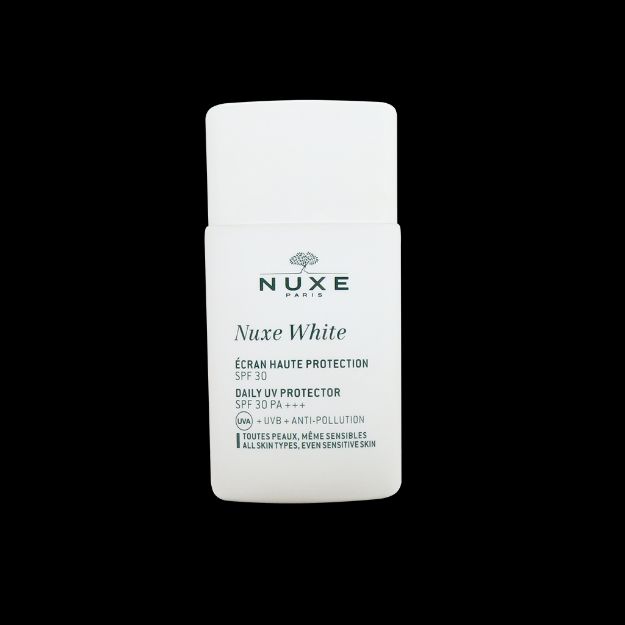 ضد آفتاب نوکس وایت SPF30 مناسب انواع پوست ۳۰ میلی لیتر - Nuxe White Daily Uv Protector Spf30 Pa+++ For All Skin Types 30 ml