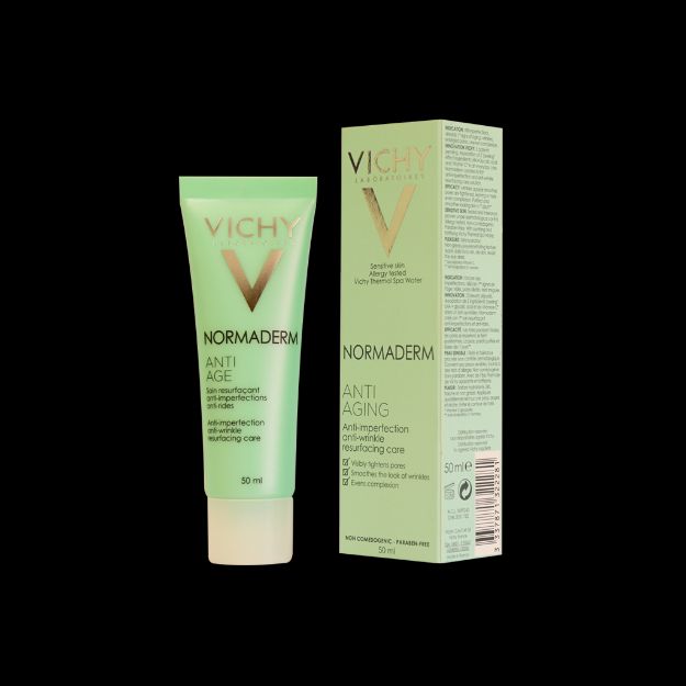 کرم ضد چروک نورمادرم ویشی مناسب پوست های چرب و دارای آکنه ۵۰ میلی لیتر - Vichy Normaderm Anti Age Cream For Oily and Acne Skins 50 ml