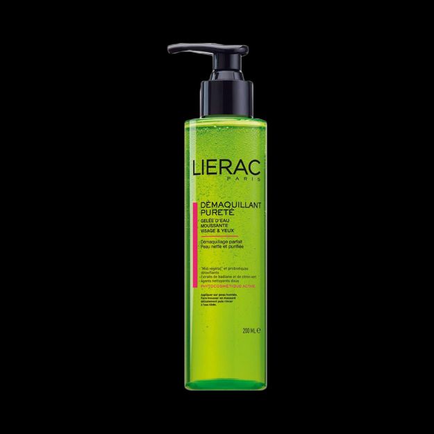 ژل شوینده صورت و دور چشم لیراک مناسب پوست های نرمال تا مختلط ۲۰۰ میلی لیتر - Lierac Foming Cleansing Gel Fase And Eyes For Combination And Oily Skins 200 ml