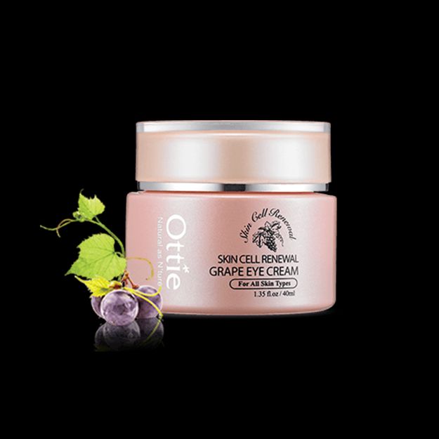 کرم ضد چروک دور چشم انگور اوتی مناسب پوست های معمولی و خشک ۴۰ میلی لیتر - Ottie Skin Cell Renewal Grape Eye Cream For Normal & Dry Skins 40 ml