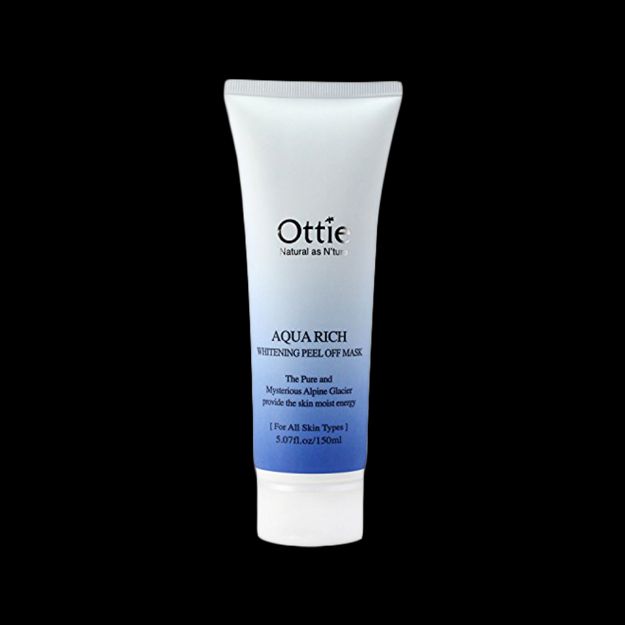 ماسک سفید کننده آکوا ریچ اوتی مناسب پوست های معمولی تا چرب ۱۵۰ میلی لیتر - Ottie Aqua Rich Whitening Peel Off Mask For Normal And Oily Skins 150 ml