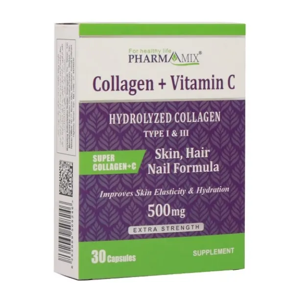 Pharmamix Collagen And Vitamin C 30 Capsules