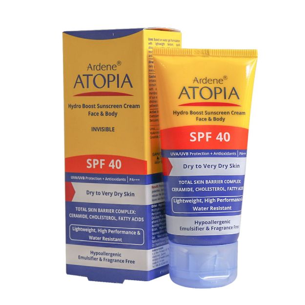 تصویر  کرم ضد آفتاب SPF40 آتوپیا آردن مناسب پوست خشک