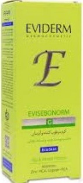 کرم مرطوب کننده پوست چرب اوی سبونورم اویدرم 50 میلی لیتر - Eviderm Evisebonorm Moisturizing Cream For Oily Skin 50 ml	