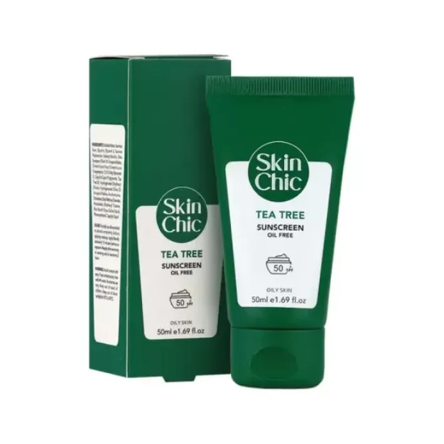  کرم ضد آفتاب اسکین شیک مدل Tea Tree دارای spf50 